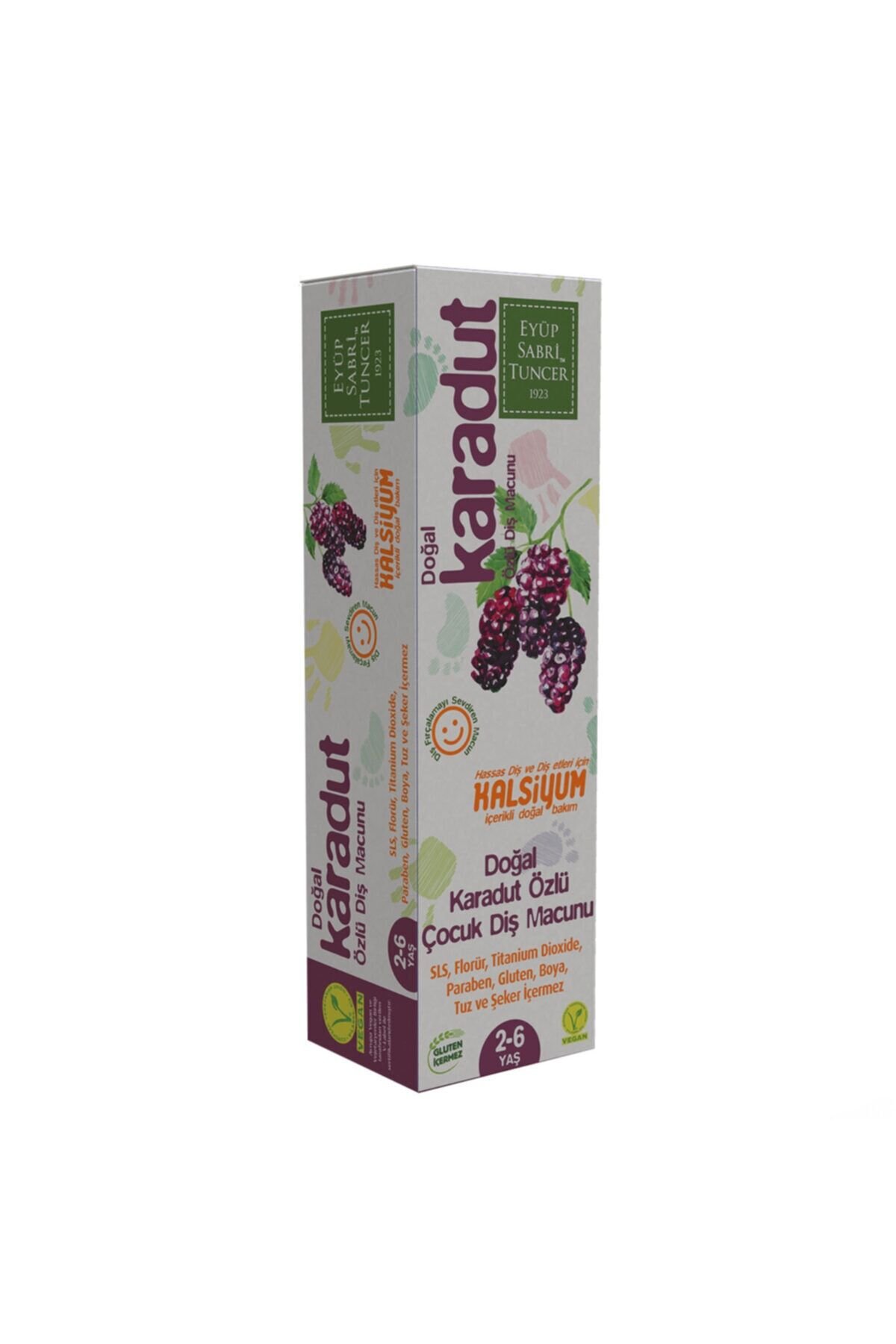 Eyüp Sabri Tuncer Doğal Karadut Özlü 2 - 6 Yaş Diş Macunu 60 ml