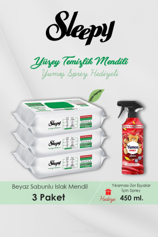 300 Adet Easy Clean Havlu, Amber Oda Kokusu Hediyeli