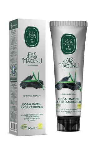 Eyüp Sabri Tuncer Diş Macunu Bambu Karbonlu 90 ml x 6 Adet