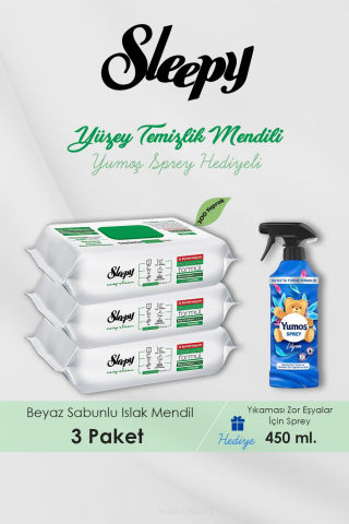 300 Adet Easy Clean Havlu, Lilyum Oda Kokusu Hediyeli