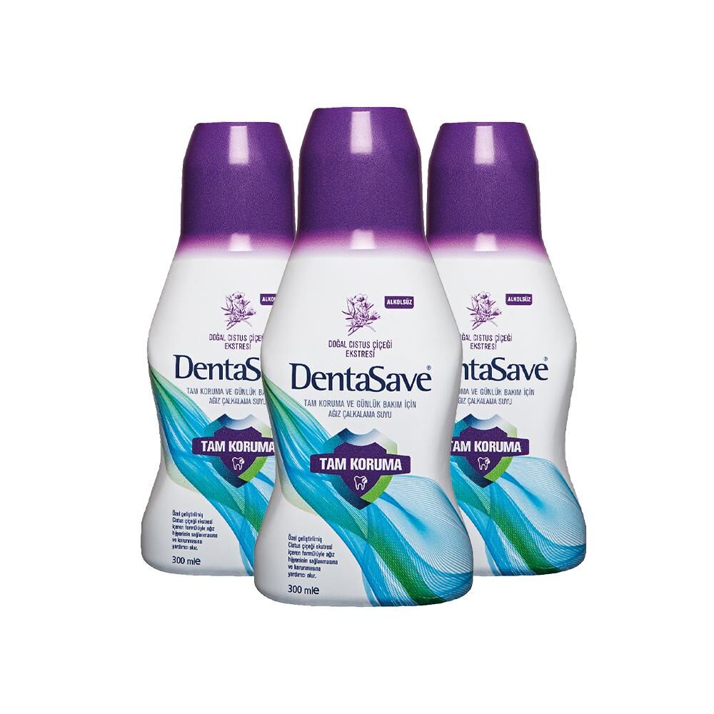 Dentasave Cistus Tam Koruma Çalkalama Suyu 300 ml x 3