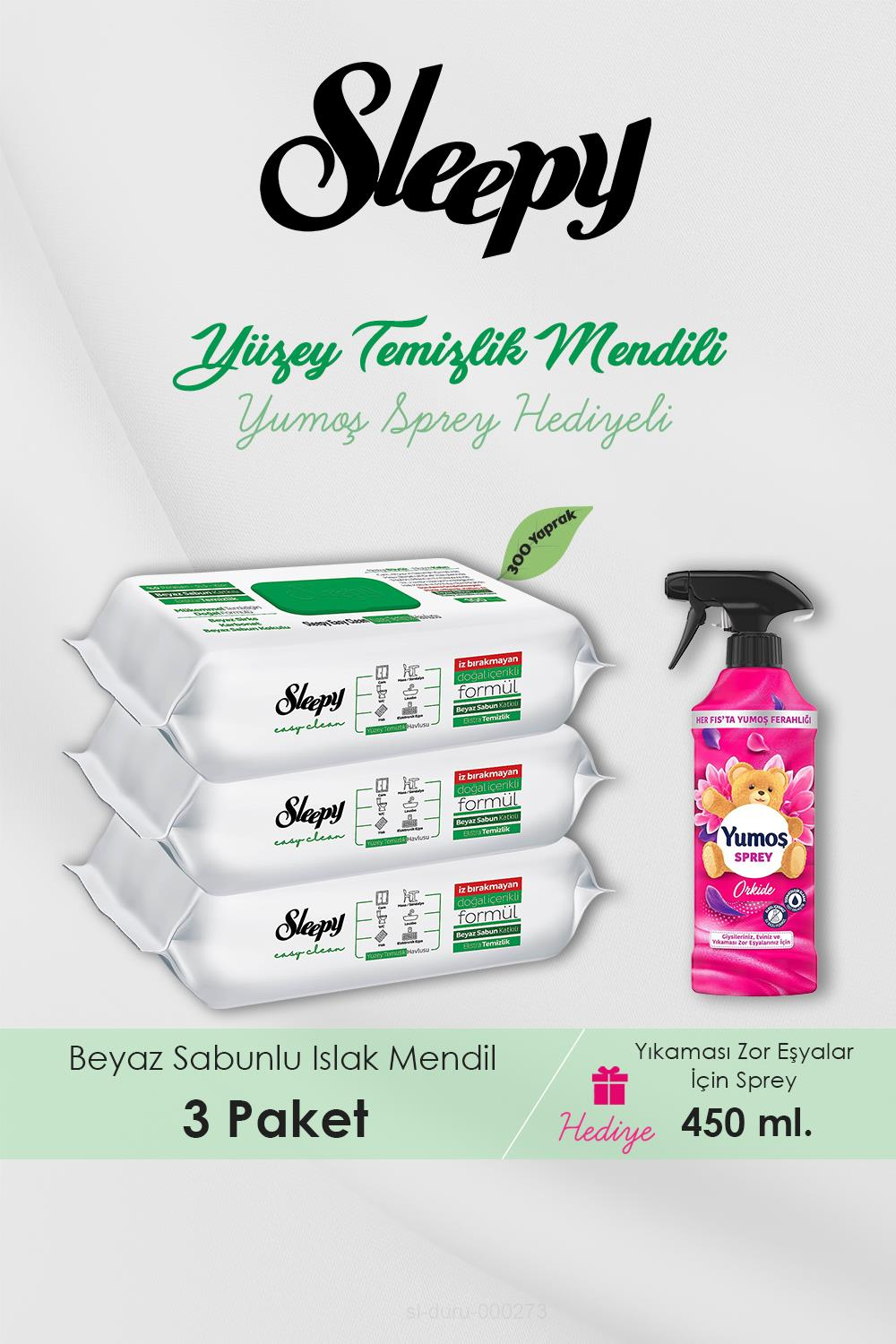 300 Adet Easy Clean Havlu, Orkide Oda Kokusu Hediyeli