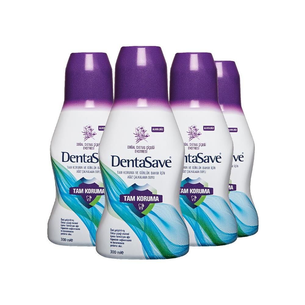 Dentasave Cistus Tam Koruma Çalkalama Suyu 300 ml x 4