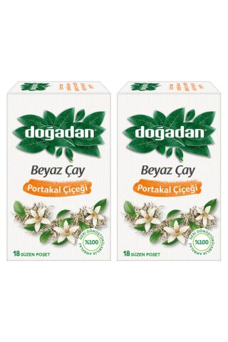 Doğadan Beyaz Çay Portakal Çiçeği 18 Adet x 2