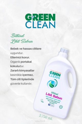 4 AL 3 ÖDE Bitkisel Portakallı Likit Sabun 2750 ml