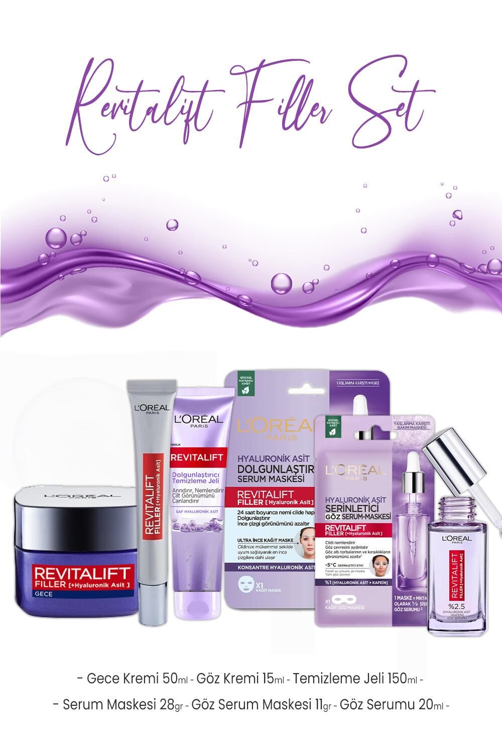 Loreal Paris Revitalift Filler Mega Bakım Seti