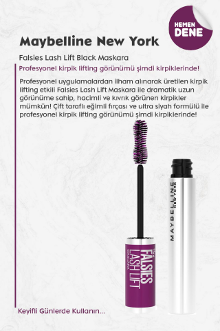 Maybelline New York Falsies Lash Lift Black Maskara