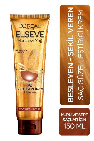 Elseve Mucizevi Yağ Saç Kremi Jojoba Kuru ve Sert Saçlar 150 ml x 2 Adet
