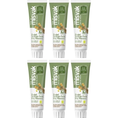 Eyüp Sabri Tuncer Doğal Misvak Özlü Diş Macunu 75 ML x 6
