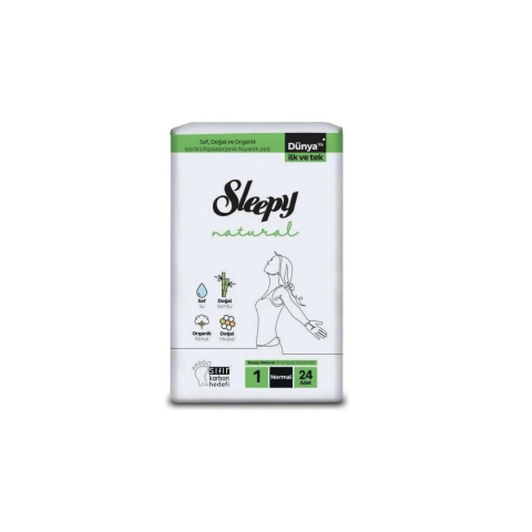 Sleepy Natural Ultra Hassas Hijyenik Ped Normal 24 Adet