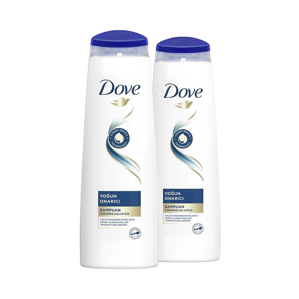 Dove Saç Bakım Şampuanı Yoğun Onarıcı Yıpranmış Saçlar İçin 350 ml x 2