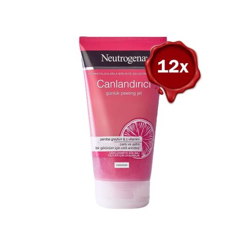 Neutrogena Canlandırıcı Peeling Pembe Greyfurt 150 ml x 12