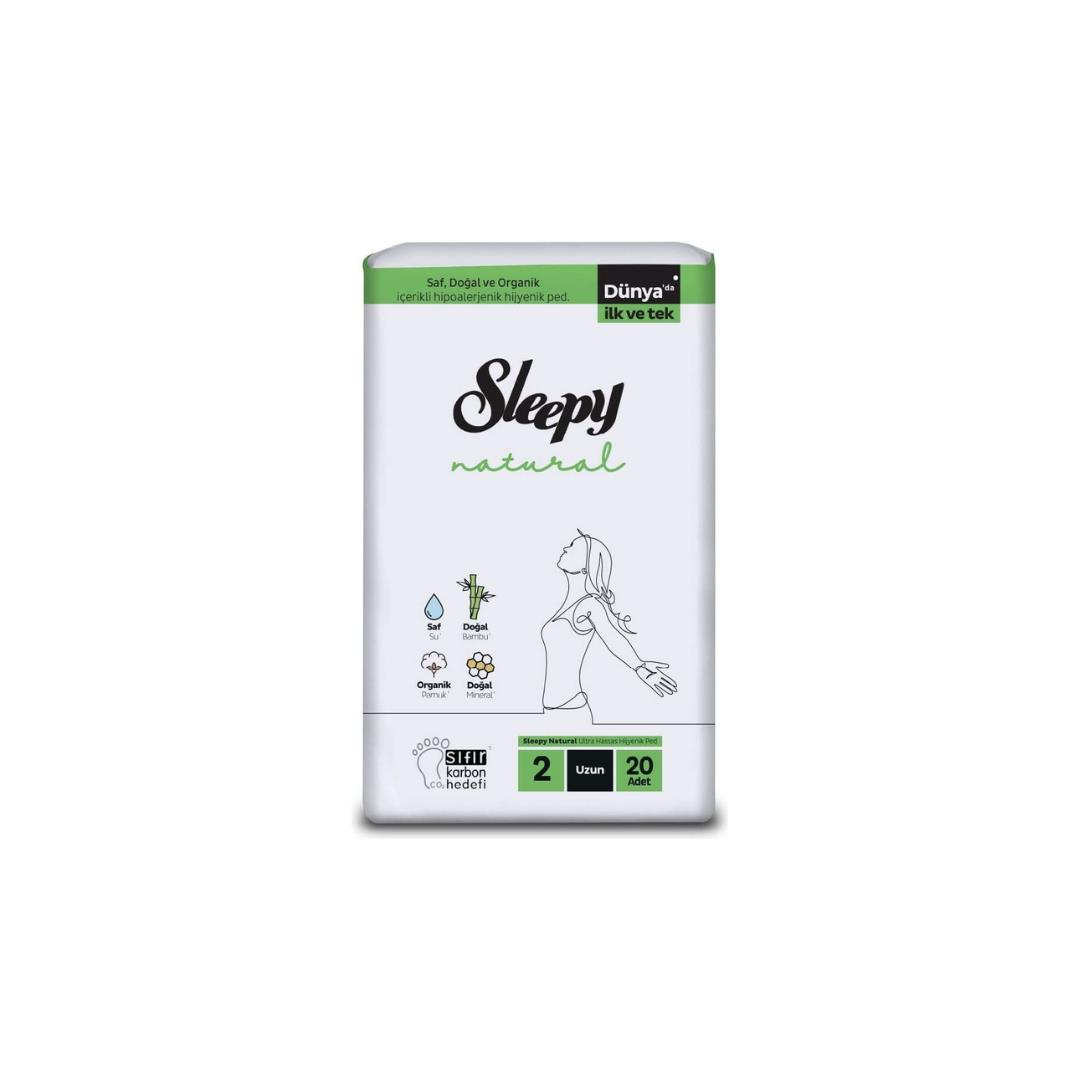 Sleepy Natural Ultra Hassas Hijyenik Ped Uzun 20 Adet