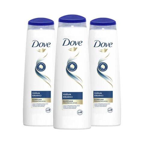 Dove Saç Bakım Şampuanı Yoğun Onarıcı Yıpranmış Saçlar İçin 350 ml x 3
