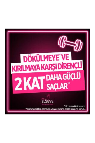 Elseve Komple Direnç Dökülme Karşıtı Şampuan 450 ml x 3 Adet