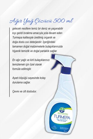 5 Al 4 Öde Ağır Yağ Sökücü Turmepa 500 ML ve Rosie Pamuk