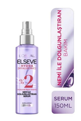 Elseve Hydra Hyaluronik Şampuan, Krem ve Serum Sprey