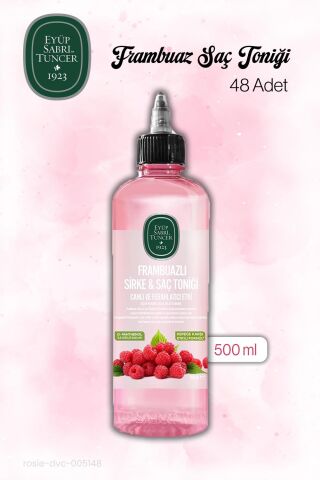 500 ml Frambuazlı Sirke Saç Toniği 48 adet ve Rosie Hediye