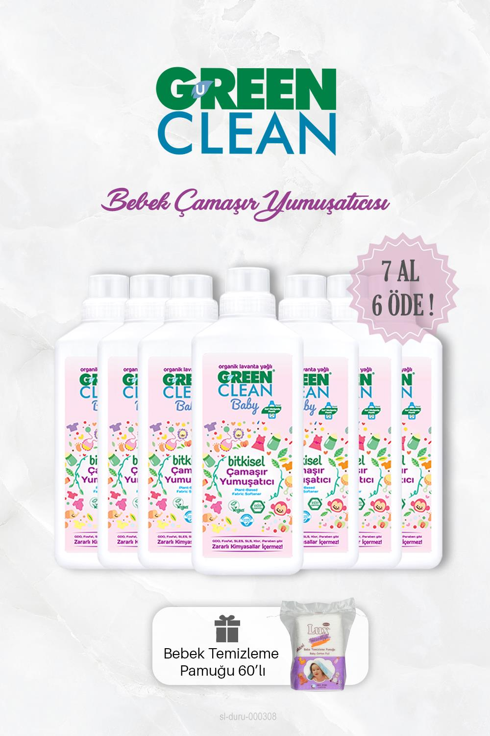 7 AL 6 ÖDE Bitkisel Bebek Çamaşır Yumuşatıcısı 1000 ml