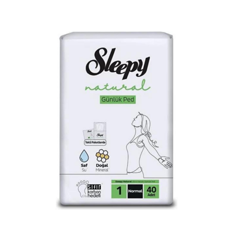 Sleepy Natural Ultra Hassas Günlük Ped Normal 40 Adet