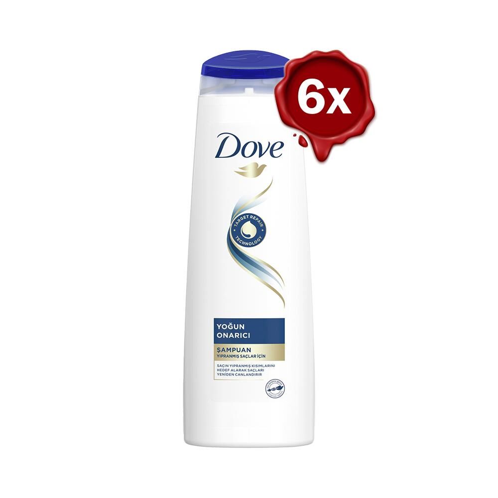 Dove Saç Bakım Şampuanı Yoğun Onarıcı Yıpranmış Saçlar İçin 350 ml x 6