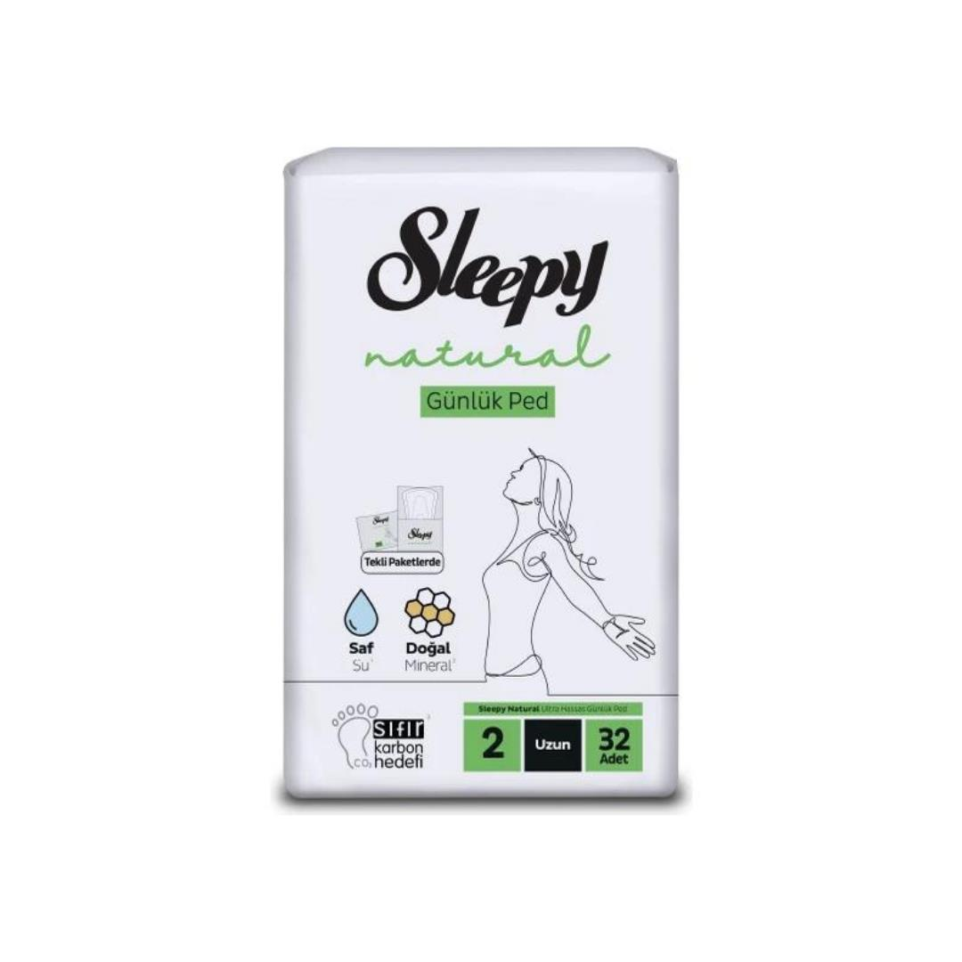 Sleepy Natural Ultra Hassas Günlük Ped Uzun 32 Adet