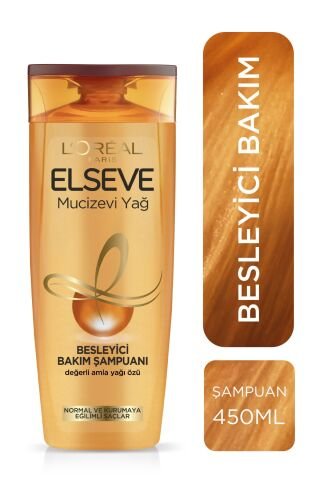 Elseve Mucizevi Yağ Besleyici Şampuan Amla Yağı 450 ml x 3 Adet