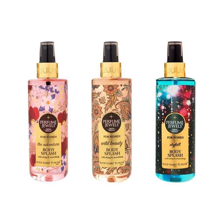 Eyüp Sabri Tuncer Kadınlara Özel Vücut Spreyi Wild Beauty, Skyfall, Adventure 250 ml