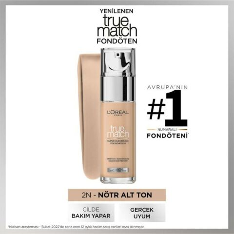 Loreal Paris True Match Fondöten 2N Nötr