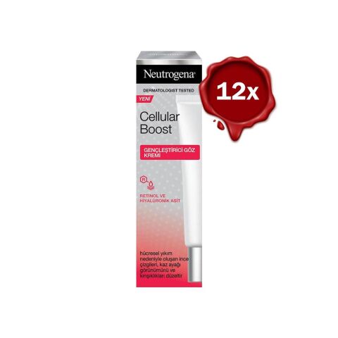 Neutrogena Cellular Boost Gençleştirici Göz Kremi 15 ml x 12