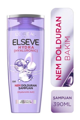 Elseve Hydra Hyaluronik Şampuan 390 ml x 3 Adet