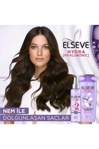 Elseve Hydra Hyaluronik Şampuan 390 ml x 3 Adet