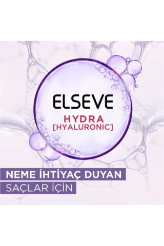 Elseve Hydra Hyaluronik Şampuan 390 ml x 3 Adet
