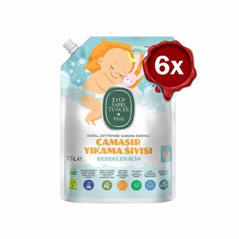 Eyüp Sabri Tuncer Bebek Çamaşır Deterjanı 1500 ml x 6