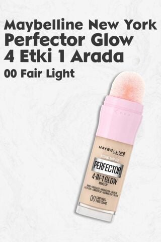 Maybelline Perfector Glow 4 Etki 1 Arada 00 Fair Light