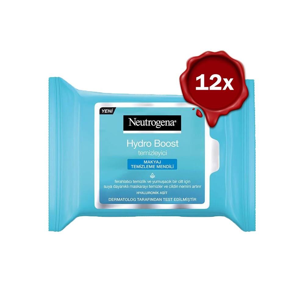 Neutrogena Hydro Boost Makyaj Temizleme Mendili 25' li x 12
