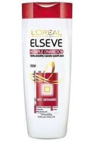 Elseve Yıpranmış Saçlar İçin Komple Onarıcı Şampuan 3'lü Set 360 ml 3600522160168