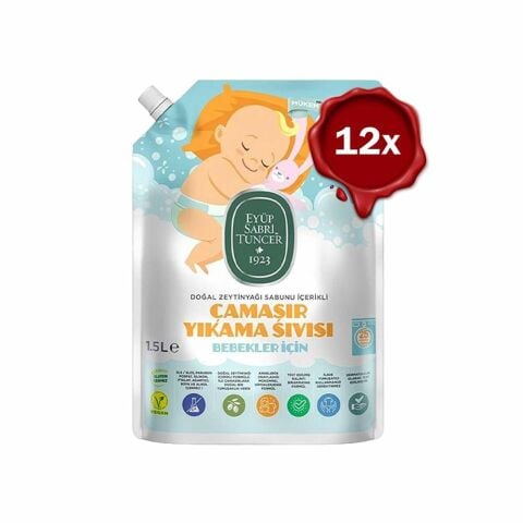 Eyüp Sabri Tuncer Bebek Çamaşır Deterjanı 1500 ml x 12