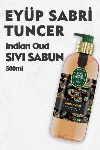 Eyüp Sabri Tuncer Indian Oud Doğal Zeytinyağlı Sıvı Sabun 500 ml