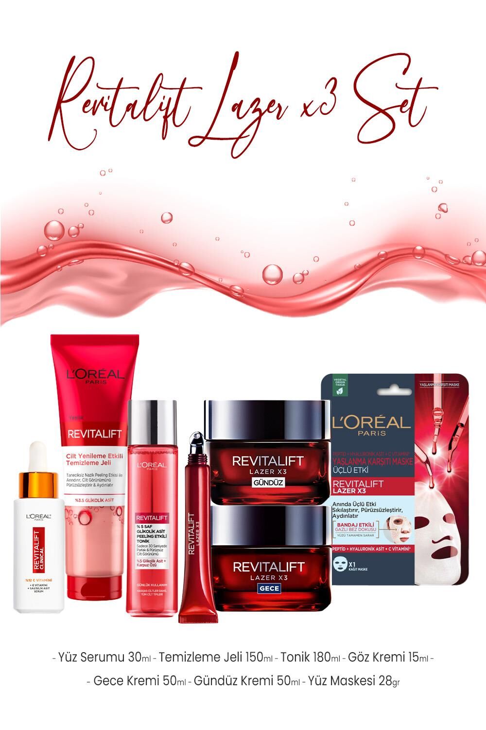 Loreal Paris Revitalift Lazer Mega Bakım Seti