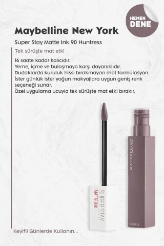 Maybelline Super Stay Matte Ink 90 Huntress