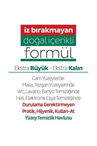 Easy Clean Yüzey Temizlik Havlusu 100' Lü