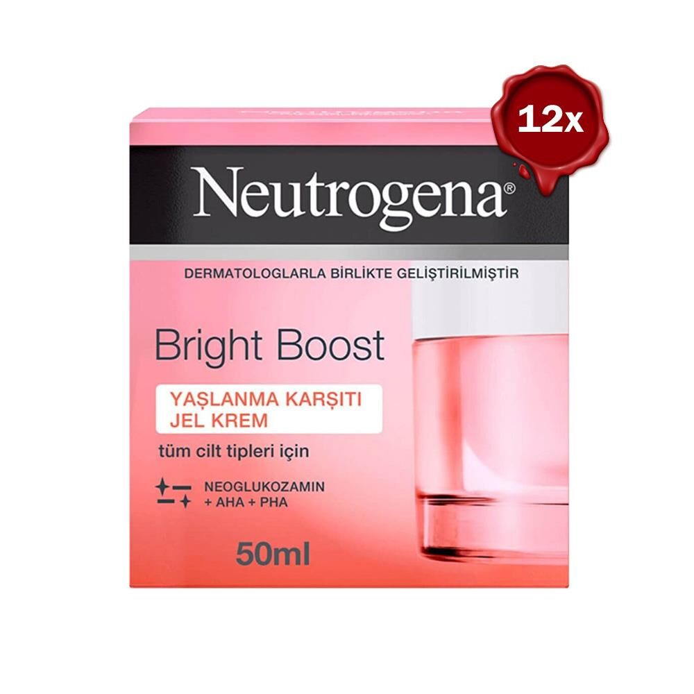 Neutrogena Bright Boost Yaşlanma Karşıtı Jel Krem 50 ml x 12