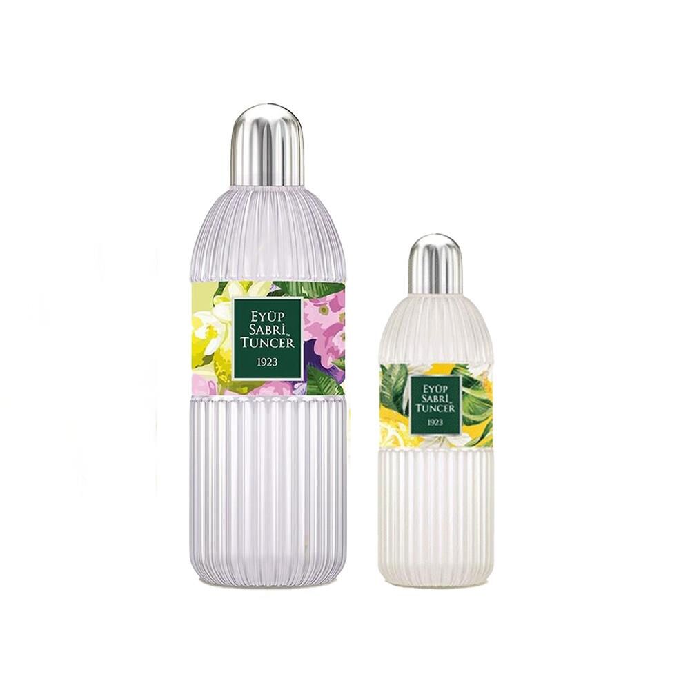 Eyüp Sabri Tuncer Klasik Limon Kolonyası 200 ml Cam ve Verbana & Zinde Kolonyası 400 ml Cam
