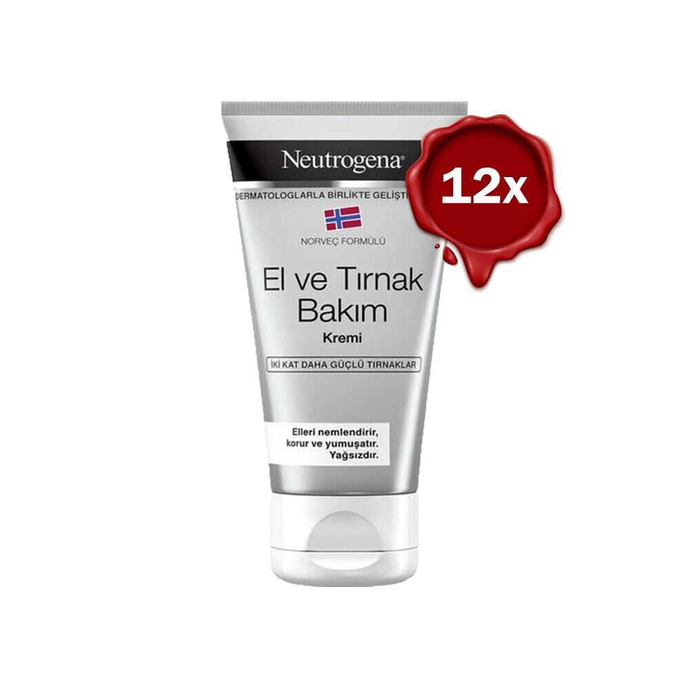 Neutrogena El ve Tırnak Bakım Kremi 75 ml x 12