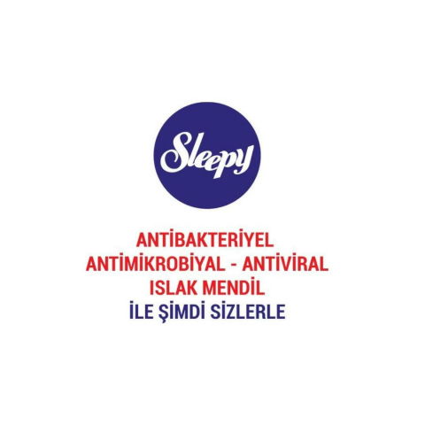 Sleepy Antibakteriyel Islak Havlu 50 li Gri Paket