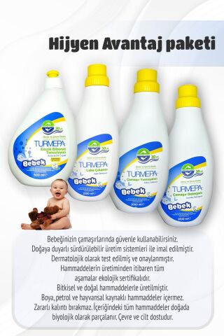 Turmepa Bebek Hijyen Avantaj Paketi ve Rosie Pamuk