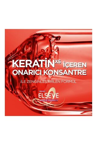 Elseve L'oréal Paris Komple Onarıcı 5 Yapılandırıcı Bakım Şampuanı 2'si 1 Arada 450 ml 6 Adet