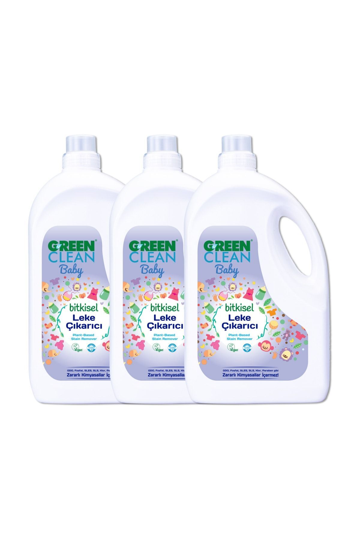 Green Clean Baby Bitkisel Leke Çıkarıcı 2,75 lt 3'lü