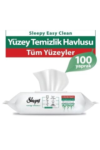 Yüzey Temizlik Havlusu 100adet Beyaz Sabun Sirkeli